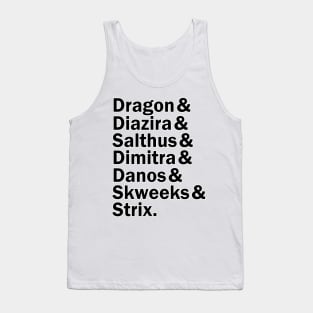 The D.E.L.V.E.R.S. (& Their DM) (Light Shirts) Tank Top